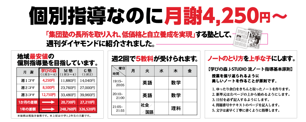 個別指導なのに